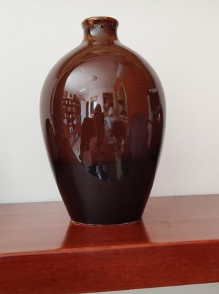 Bottiglia per sake in ceramica smaltata – vintage