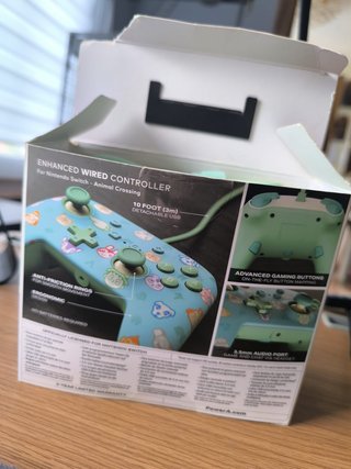 Mando PowerA Animal Crossing Switch Verde