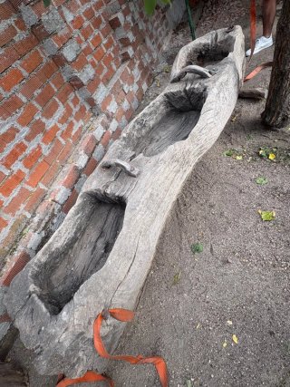 Pesebre/Comedero de Madera Antiguo