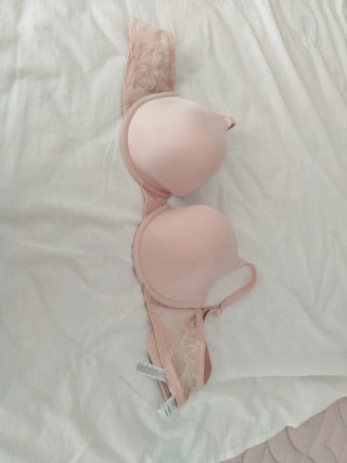 Sujetador 95B rosa encaje