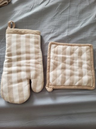 Set de Manopla y Agarrador de Cocina