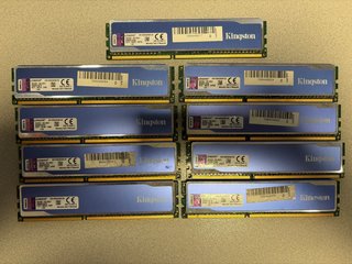 Pack 9x 2GB Kingston RAM Modules