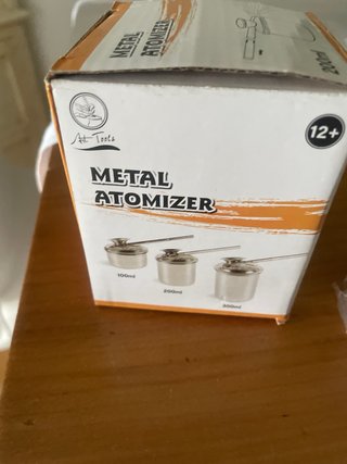 Atomizador de metal para esmalte
