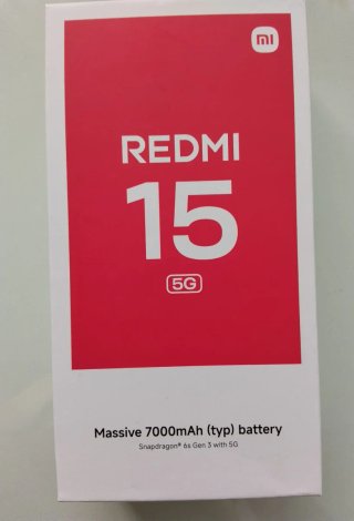 Xiaomi Redmi 15 5G 8GB RAM 256 GB ROM, 6'9"