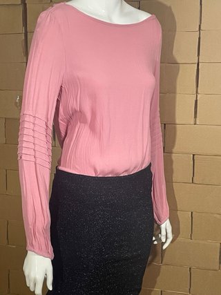 Blusa Rosa Massimo Dutti Talla M