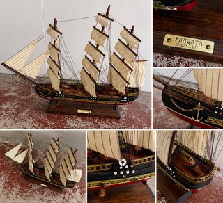 Maqueta Barco de Madera - Fragata Siglo XVIII