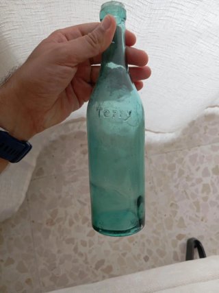 Botella Antigua Terry Cristal 24 cm