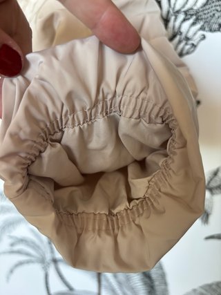 Chaqueta Puffer H&M Beige Talla S