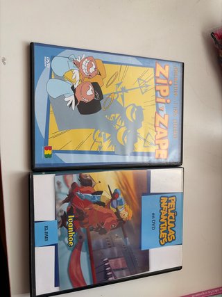 2 Películas en DVD: Zipi y Zape e Ivanhoe