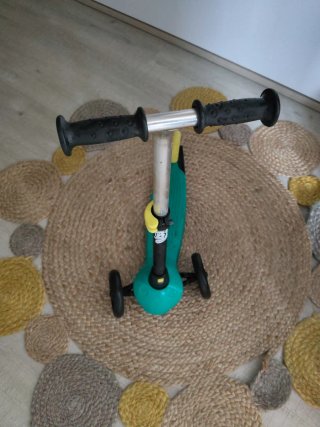 Patinets Decathlon 3 rodes verd