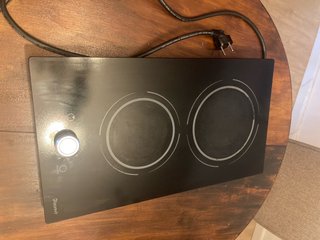 Placa de cocina eléctrica doble