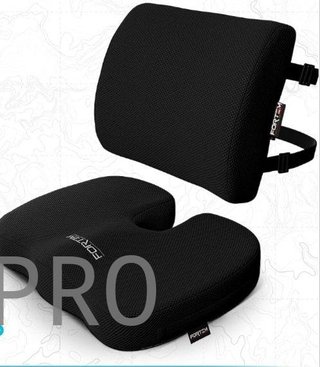 FORTEM Pack Cojín Ergonómico Silla Oficina