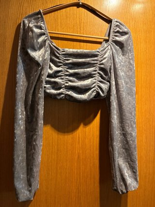 Top de Fiesta H&M Terciopelo