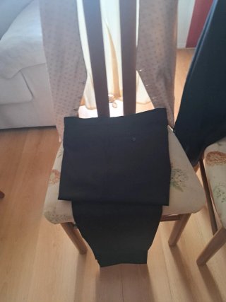 Traje de Hombre Negro Talla 56 con Chaleco