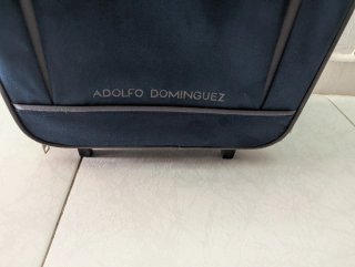 Maleta de cabina Adolfo Dominguez azul