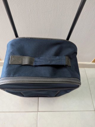 Maleta de cabina Adolfo Dominguez azul