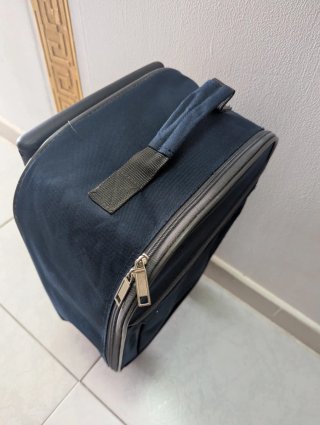 Maleta de cabina Adolfo Dominguez azul