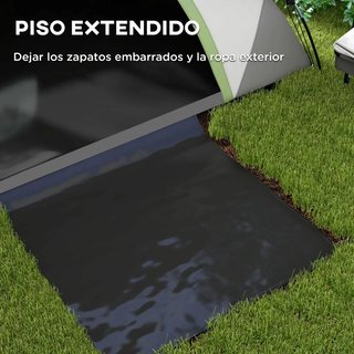 Tienda Campaña 2 Personas Impermeable 3000mm Verde