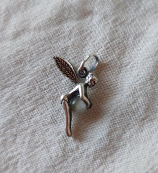 Colgante para cadena o pulsera Campanilla plata