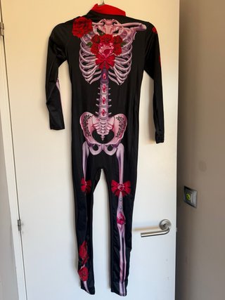 Disfraz esqueleto niña talla 10-12