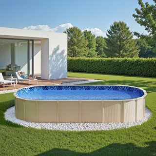 Rivestimento Ovale per Piscina 366x732 cm Vinile