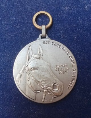 Medaglia commemorativa Soc. Cesenate 1987.