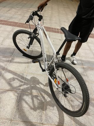 Bicicleta de Montaña Rockrider Blanca