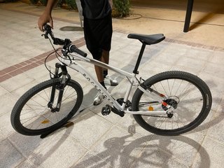 Bicicleta de Montaña Rockrider Blanca