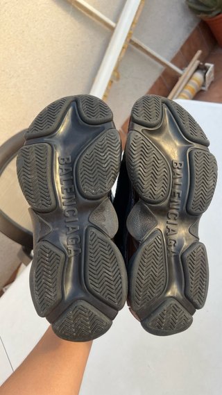 Balenciaga Triple S Clear Sole Black - Unisex T.39