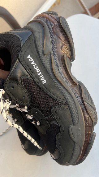 Balenciaga Triple S Clear Sole Black - Unisex T.39