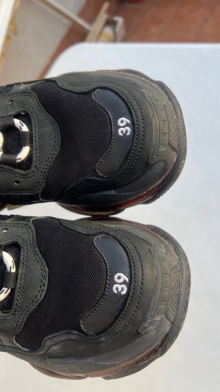 Balenciaga Triple S Clear Sole Black - Unisex T.39