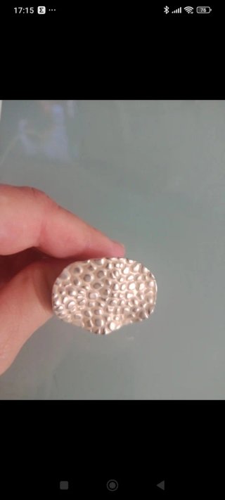 Anillo de Plata con Textura