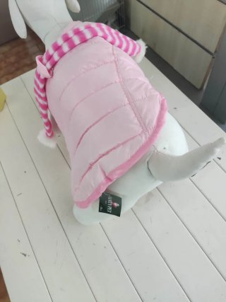 Piumino rosa per cane piccola taglia