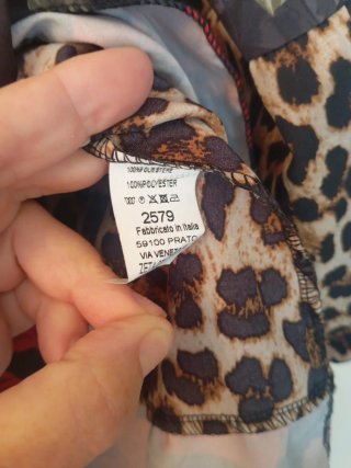Oferta Blusón o vestido corto en leopardo y flores