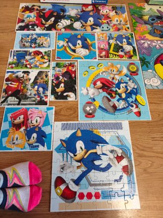 Lote de 10 Puzzles de Sonic