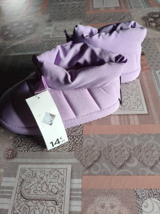 Zapatillas paño niña talla 34