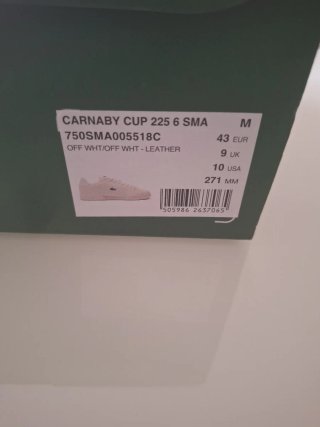 Zapatillas Lacoste Carnaby Cup 225