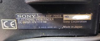 Camara Broadcast Sony DXC-D30P Betacam Canon 20x