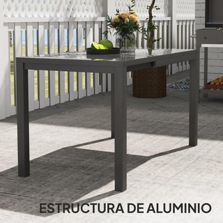 Mesa Jardín Extensible 85-125cm 4-6 Personas