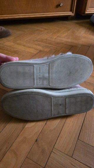 Alpe zapatillas botín ante rosa/taupe con pelo