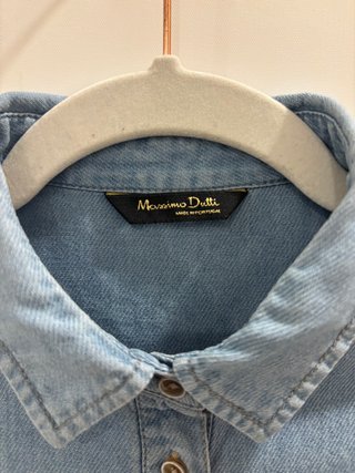 Vestido Camisero Vaquero Massimo Dutti T. S