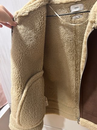 Chaqueta borreguito Mango