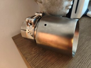 Embellecedor tubo escape cromado