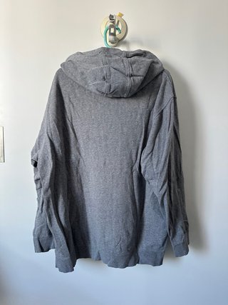 Sudadera Oakley Gris con Logo Verde.