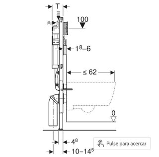 GEBERIT DUOFIX Bastidor Cisterna Sigma
