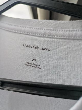 T-shirt Calvin Klein Branca