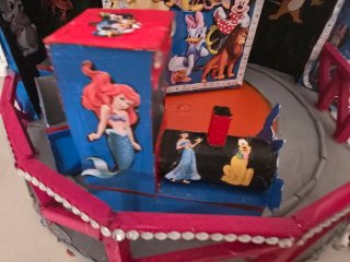Maqueta Tren Disney con Luces