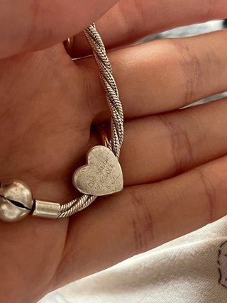 Pulsera Pandora Plata 925 Corazón