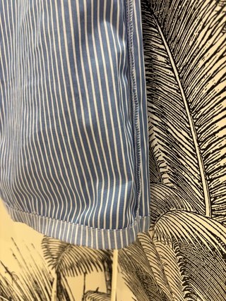 Pantalón fluido rayas Stradivarius Talla S