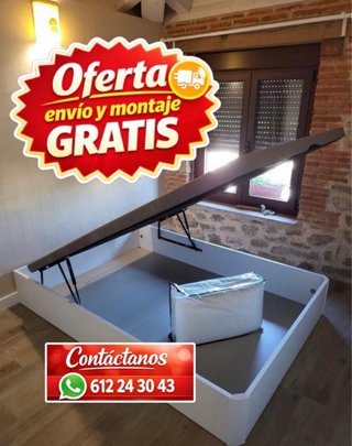Canape abatible 135x190 140x190 140x200 150x200